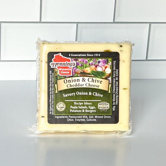 Onion & Chive Cheddar Cheese